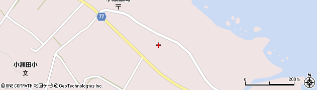 鹿児島県熊毛郡屋久島町小瀬田104周辺の地図