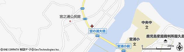 南日本銀行屋久島支店 ＡＴＭ周辺の地図