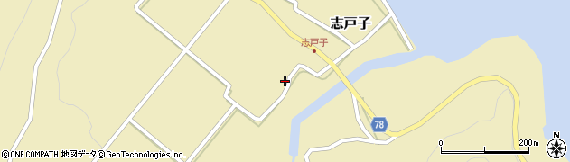 鹿児島県熊毛郡屋久島町志戸子98周辺の地図