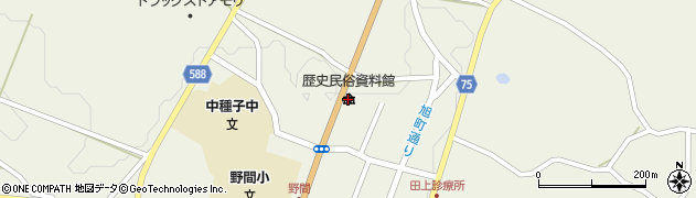 中種子町立歴史民俗資料館周辺の地図