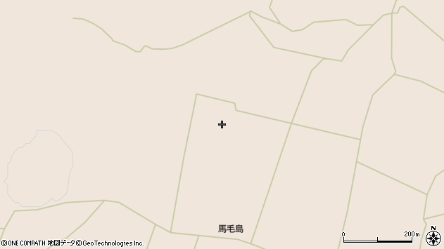 〒891-3118 鹿児島県西之表市馬毛島の地図
