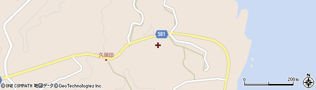 鹿児島県西之表市国上848周辺の地図