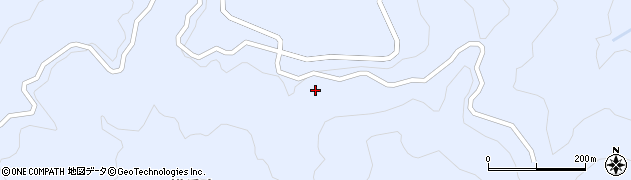 鹿児島県三島村（鹿児島郡）周辺の地図