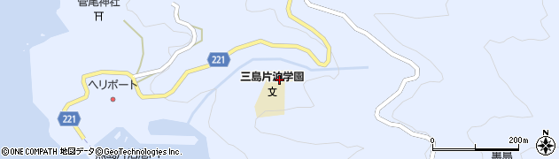三島村立三島片泊学園周辺の地図