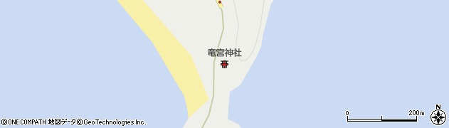 竜宮神社周辺の地図