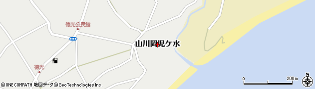 鹿児島県指宿市山川岡児ケ水周辺の地図