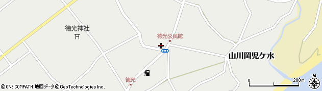 徳光校区　公民館周辺の地図