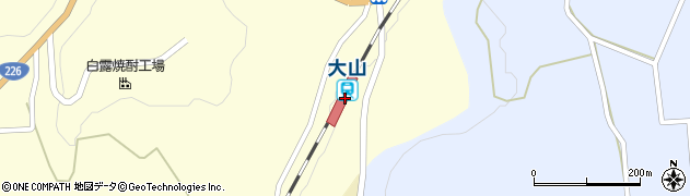 大山駅周辺の地図