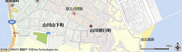 鹿児島県指宿市山川新生町113周辺の地図