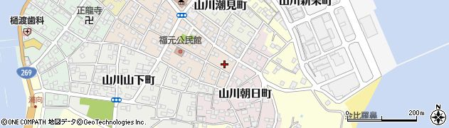 鹿児島県指宿市山川新生町101周辺の地図