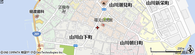 鹿児島県指宿市山川新生町54周辺の地図
