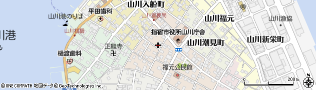 鹿児島県指宿市山川新生町28周辺の地図