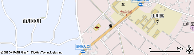 コメリハード＆グリーン山川店周辺の地図