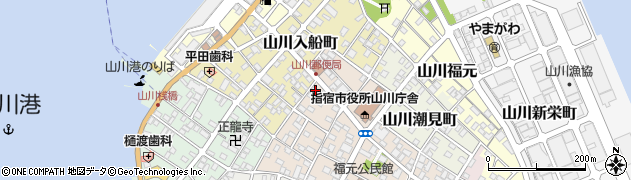 鹿児島県指宿市山川新生町34周辺の地図
