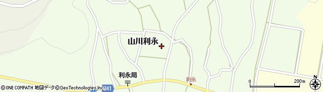鹿児島県指宿市山川利永648周辺の地図