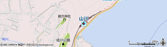 山川駅周辺の地図