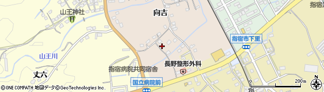 鹿児島県指宿市向吉3612周辺の地図