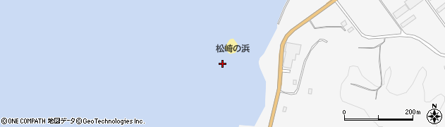 松崎の浜周辺の地図