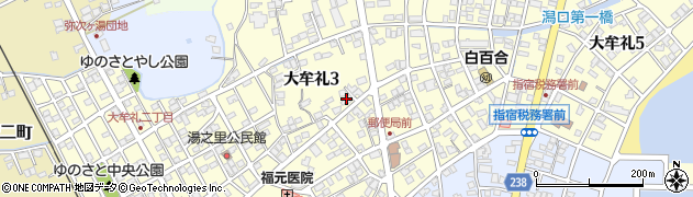 東郷温泉周辺の地図