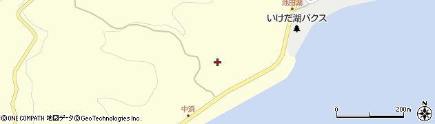 鹿児島県指宿市中浜周辺の地図
