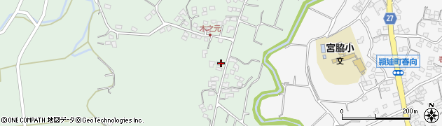 鹿児島県南九州市頴娃町御領2917周辺の地図