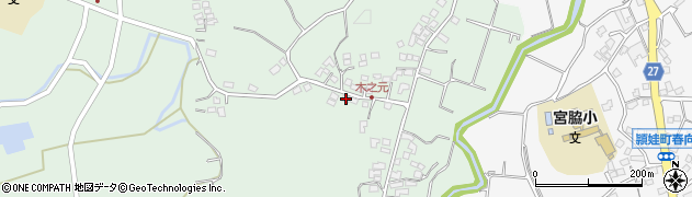 鹿児島県南九州市頴娃町御領2895周辺の地図