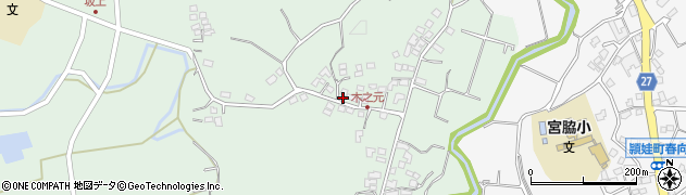 鹿児島県南九州市頴娃町御領2880周辺の地図