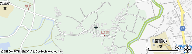 鹿児島県南九州市頴娃町御領2857周辺の地図