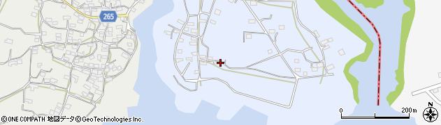 鹿児島県枕崎市白沢東町411周辺の地図
