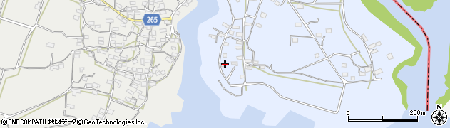 鹿児島県枕崎市白沢東町332周辺の地図