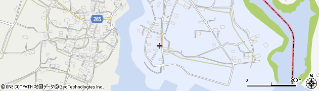 鹿児島県枕崎市白沢東町334周辺の地図