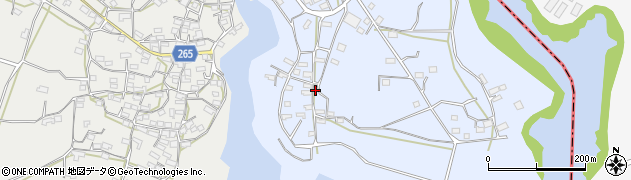 鹿児島県枕崎市白沢東町365周辺の地図