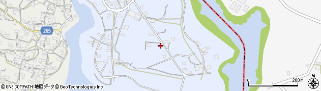 鹿児島県枕崎市白沢東町391周辺の地図