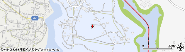 鹿児島県枕崎市白沢東町389周辺の地図