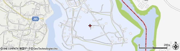 鹿児島県枕崎市白沢東町393周辺の地図