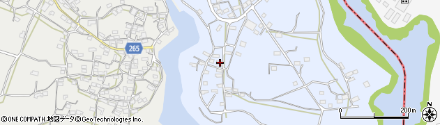 鹿児島県枕崎市白沢東町342周辺の地図