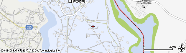 鹿児島県枕崎市白沢東町499周辺の地図