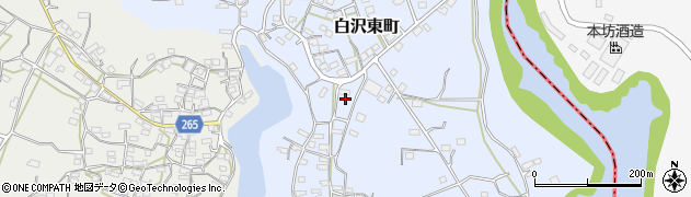 鹿児島県枕崎市白沢東町303周辺の地図