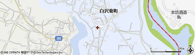 鹿児島県枕崎市白沢東町306周辺の地図