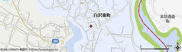 鹿児島県枕崎市白沢東町229周辺の地図