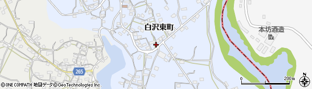 鹿児島県枕崎市白沢東町293周辺の地図