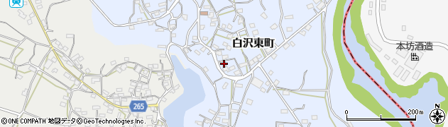 鹿児島県枕崎市白沢東町234周辺の地図