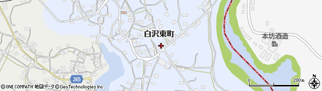 鹿児島県枕崎市白沢東町297周辺の地図