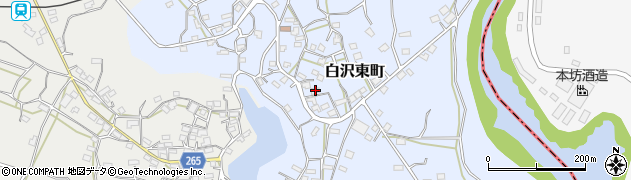 鹿児島県枕崎市白沢東町236周辺の地図