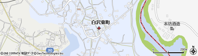 鹿児島県枕崎市白沢東町294周辺の地図