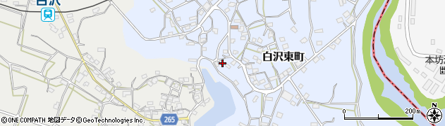 鹿児島県枕崎市白沢東町217周辺の地図