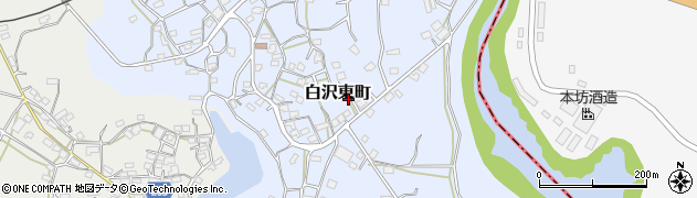 鹿児島県枕崎市白沢東町295周辺の地図