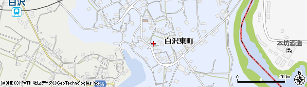 鹿児島県枕崎市白沢東町238周辺の地図