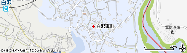 鹿児島県枕崎市白沢東町237周辺の地図