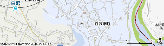 鹿児島県枕崎市白沢東町218周辺の地図